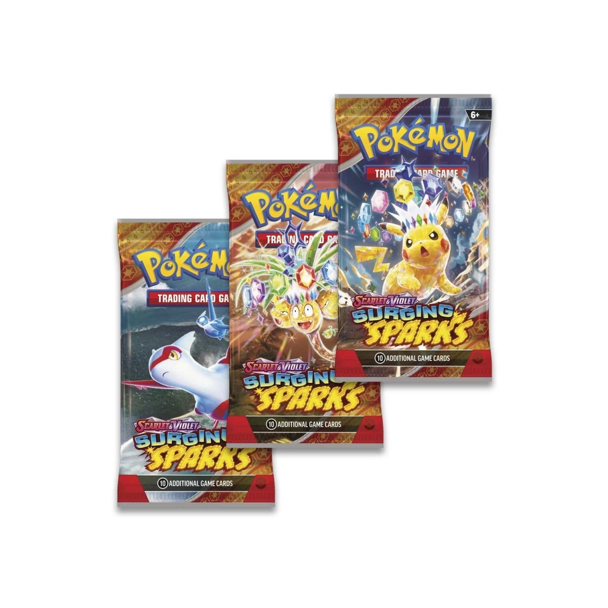 SURGING SPARKS ZAPDOS TRIPLE BOOSTER PACK