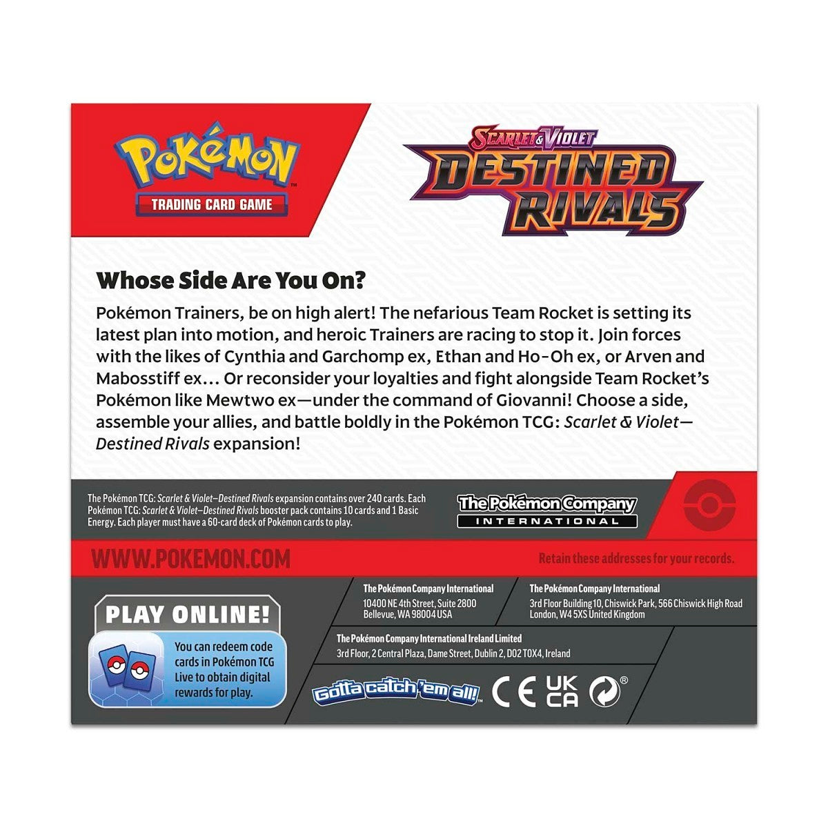 DESTINED RIVALS BOOSTER BOX