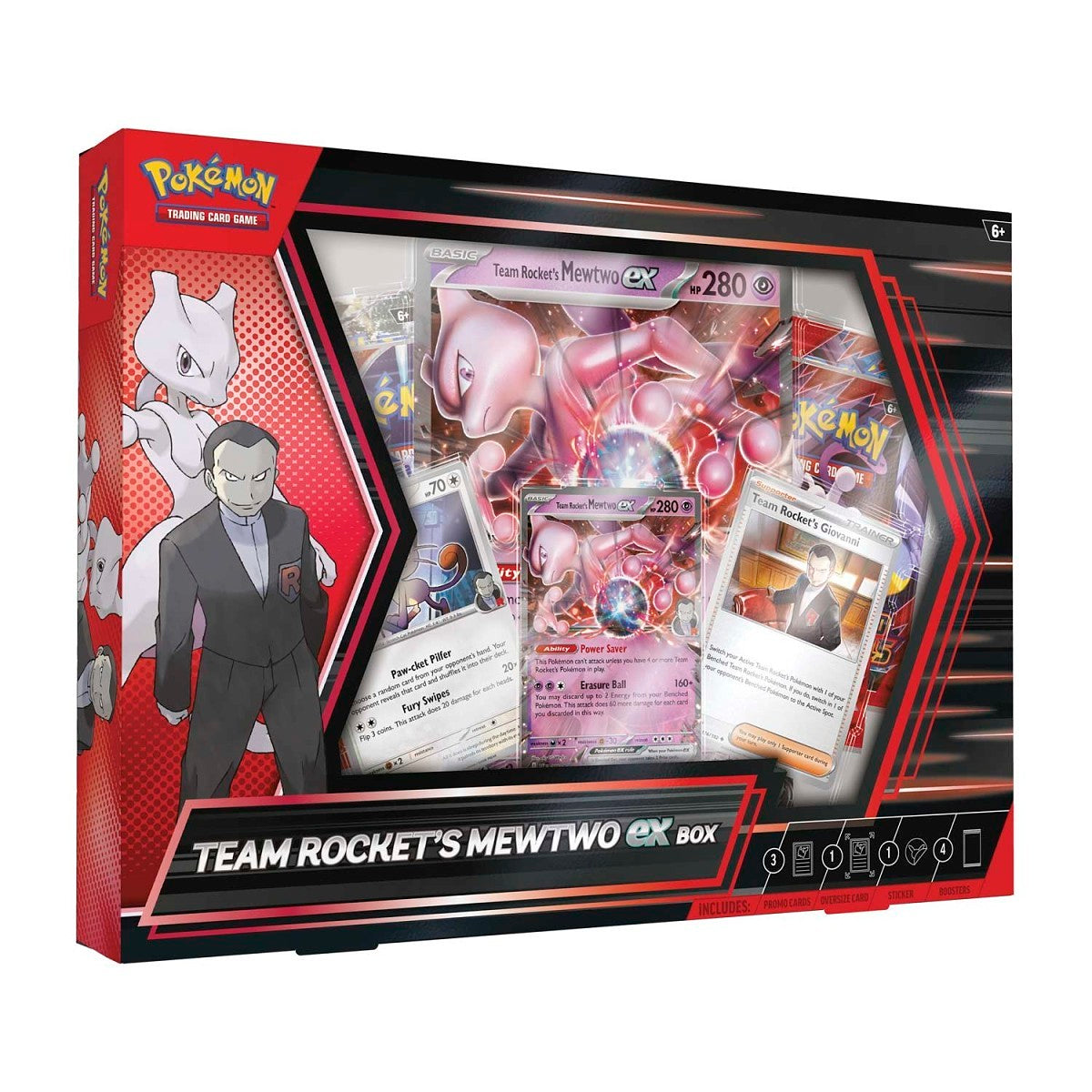 DESTINED RIVALSTEAM ROCKET'S MEWTWO EX BOX
