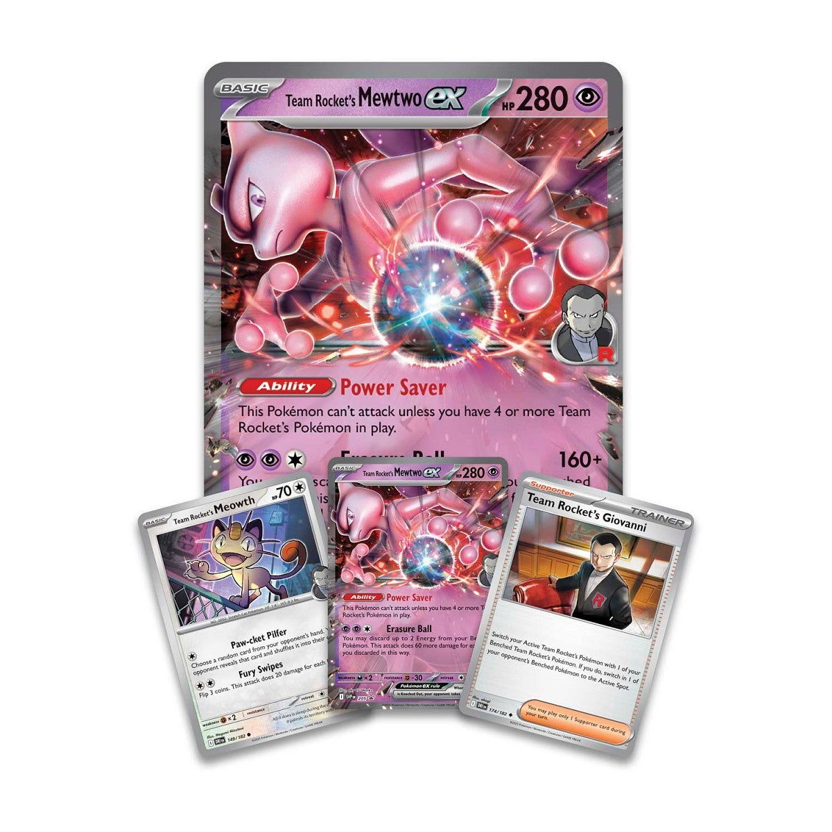 DESTINED RIVALSTEAM ROCKET'S MEWTWO EX BOX