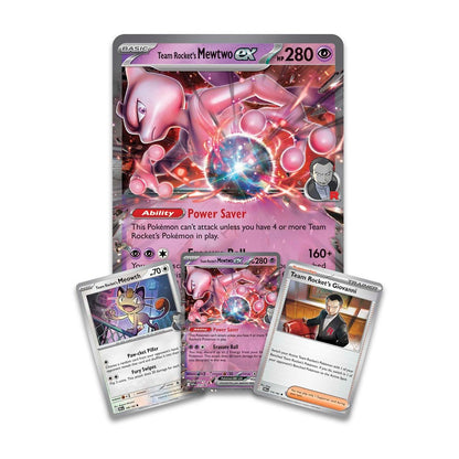 DESTINED RIVALSTEAM ROCKET'S MEWTWO EX BOX