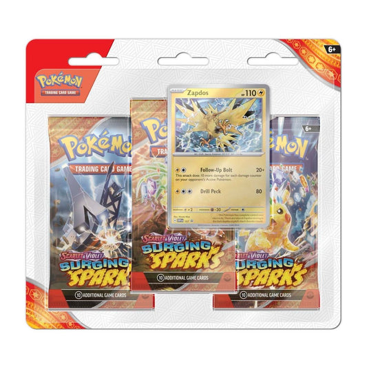 SURGING SPARKS ZAPDOS TRIPLE BOOSTER PACK