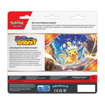 SURGING SPARKS ZAPDOS TRIPLE BOOSTER PACK